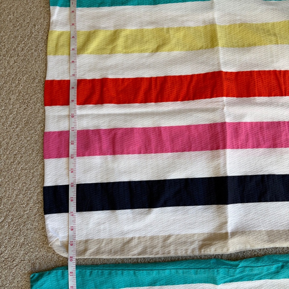 Kate Spade comforter set Full/Queen Candy Stripe - Picture 3 of 12